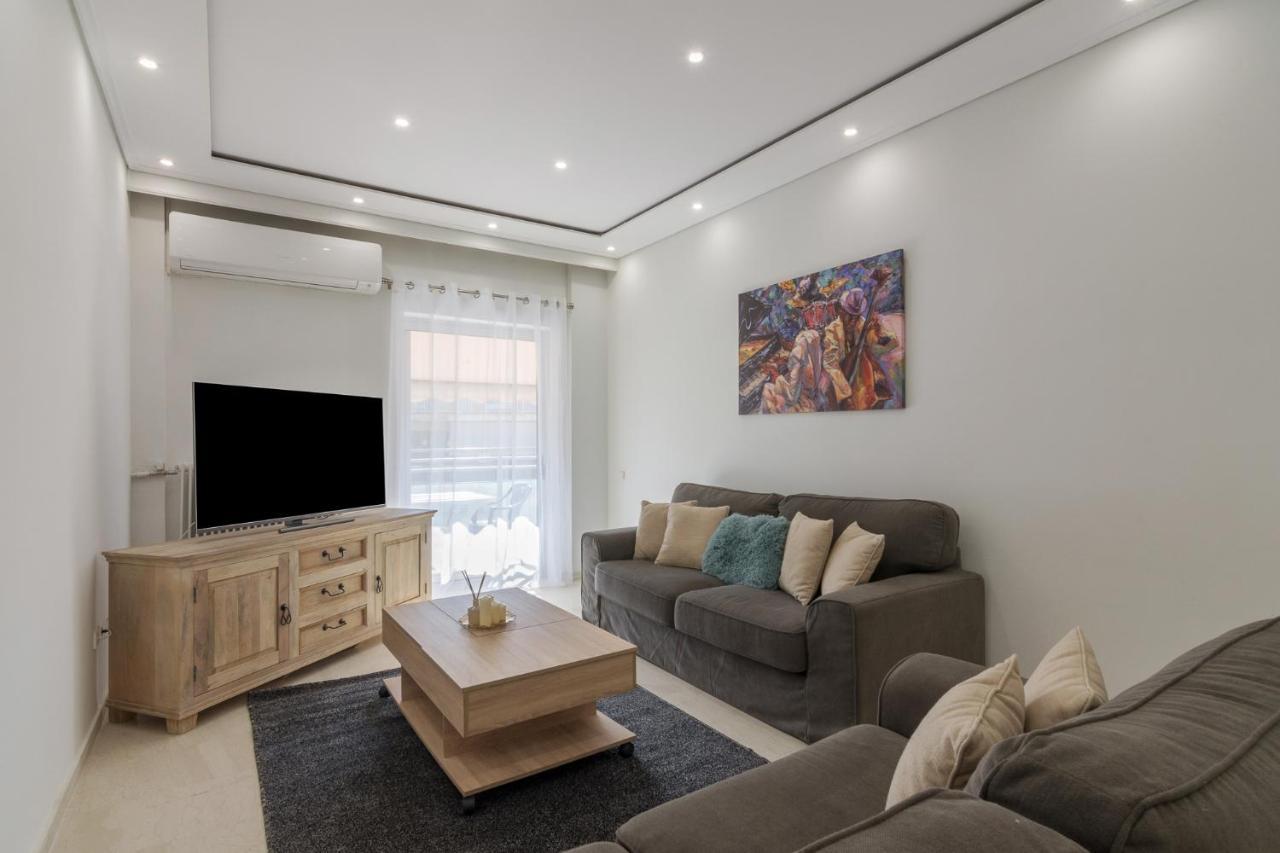 Spacious And Modern Flat For 4 아테네 외부 사진