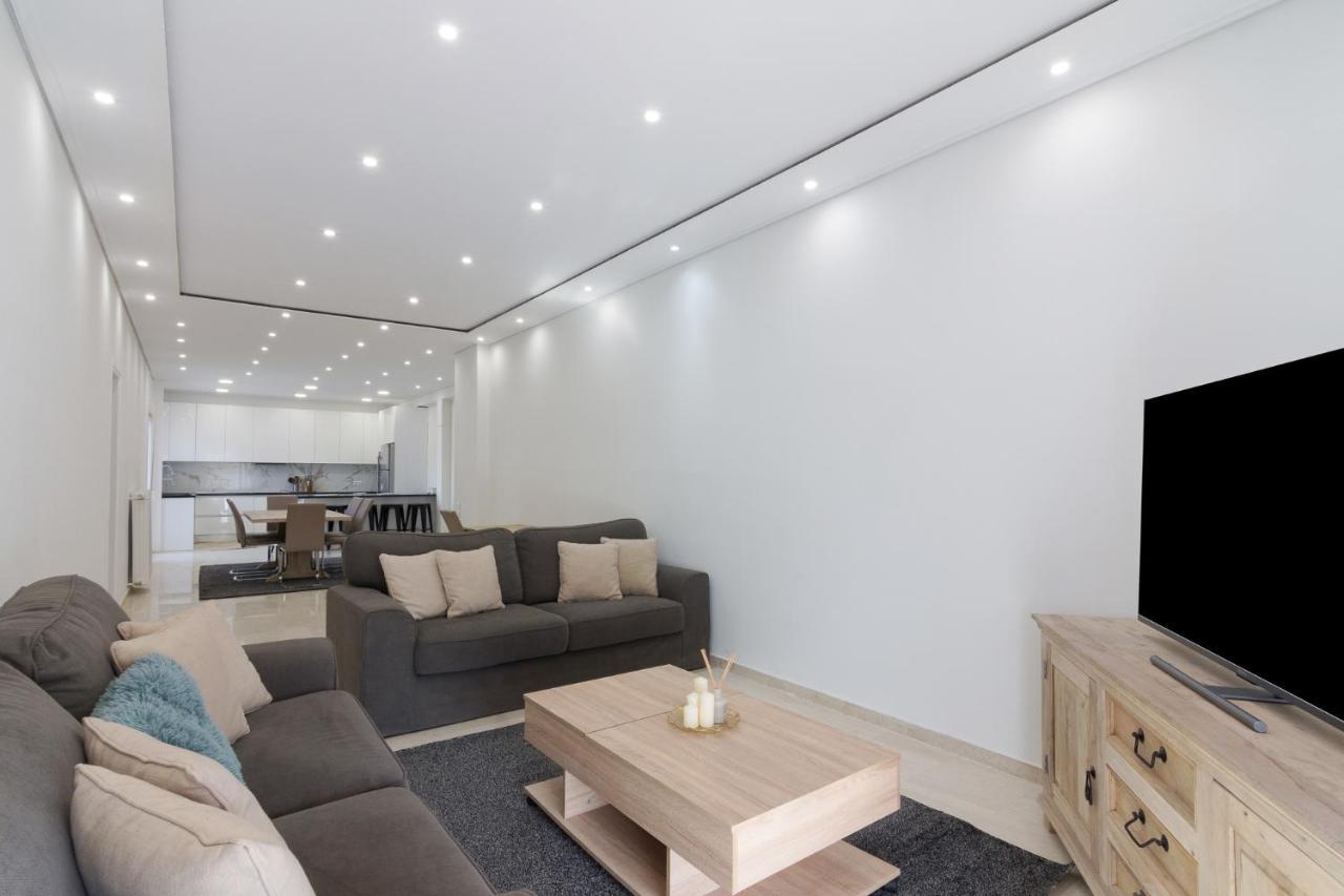 Spacious And Modern Flat For 4 아테네 외부 사진